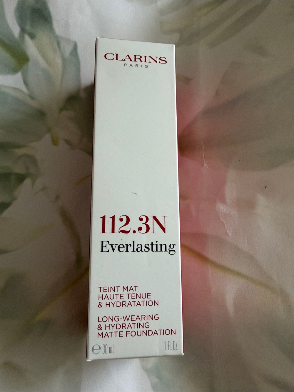Clarins Everlasting Matte Foundation 112.3N - NWB